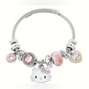 Hello Kitty Adjustable Charm Bracelet